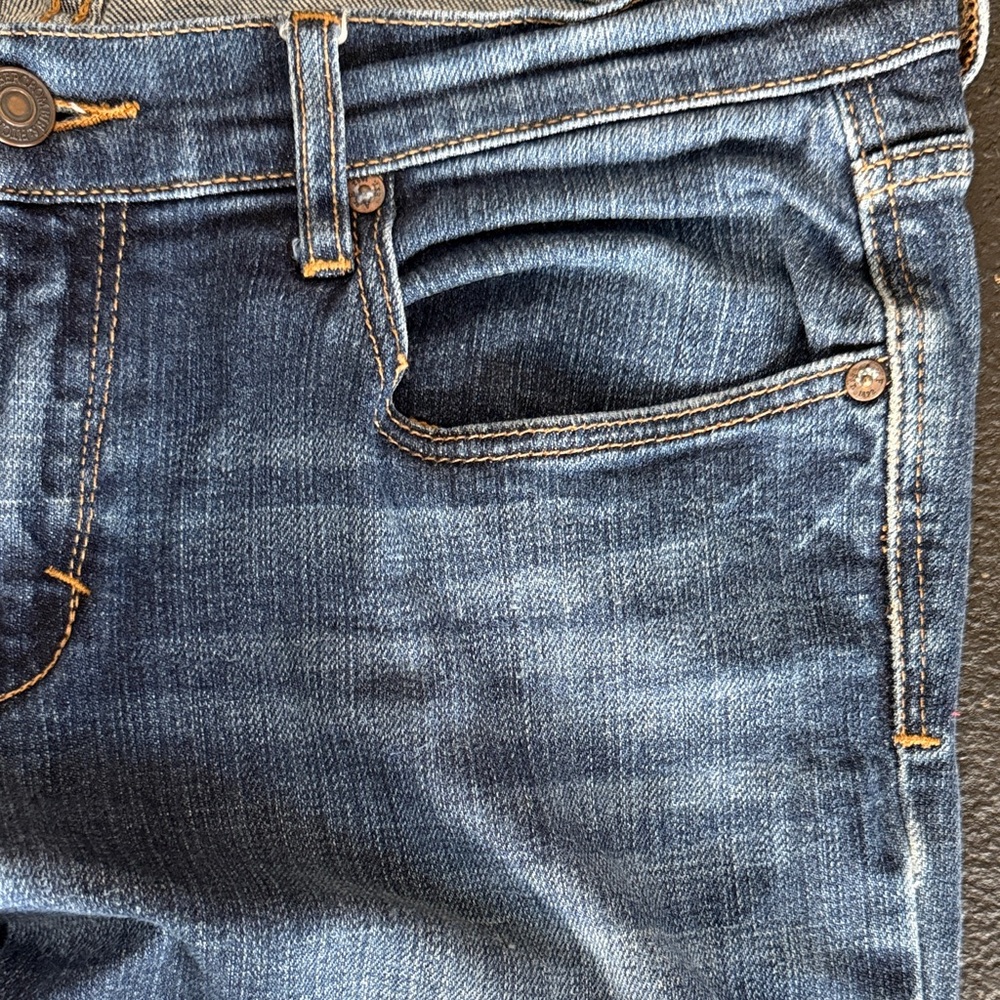 Abercrombie & Fitch Women's Straight Leg Blue Jeans